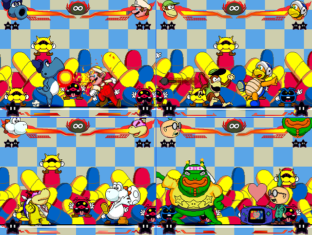 birdo bowser_jr. chamelegon diddy_kong donkey_kong_(series) hammer_bro luigi&#039;s_mansion mario mario_(series) monkey nintendo paper_mario professor_elvin_gadd super_mario_bros._1 super_paper_mario yoshi