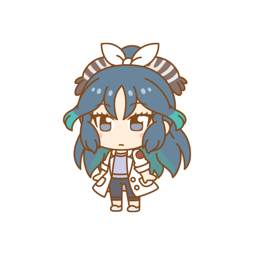 1girl black_eyes green_hair kako_(kemono_friends) kemono_friends kemono_friends_pavilion long_hair looking_at_viewer official_art ribbon solo transparent_background