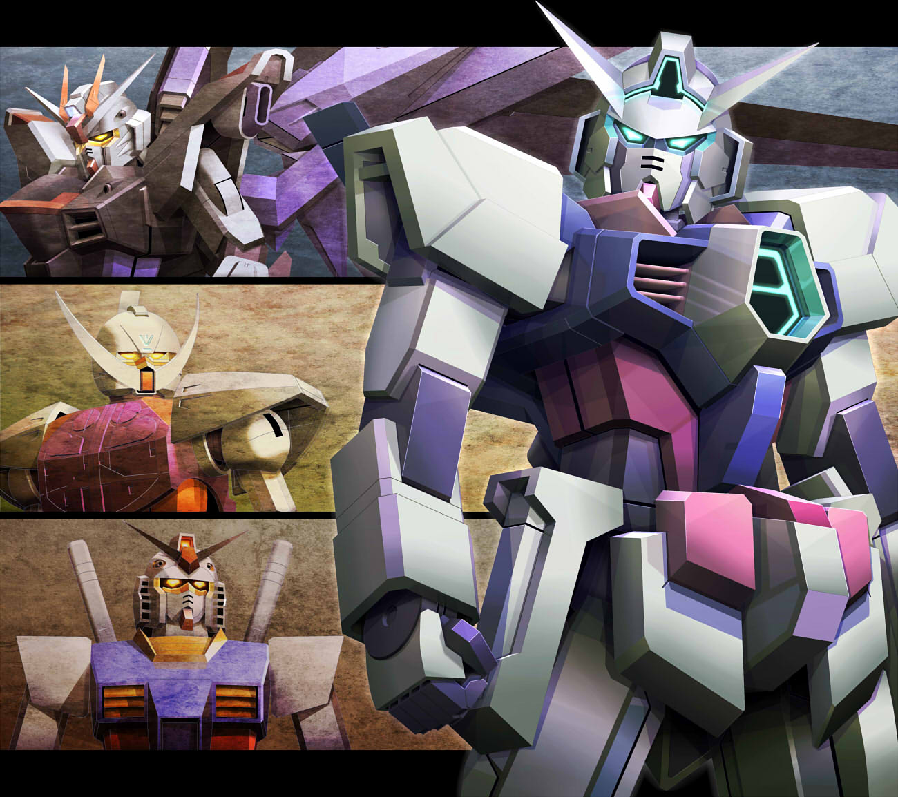 00s 10s freedom_gundam gundam gundam_age gundam_age-1 gundam_seed mecha mobile_suit_gundam no_humans reigan robot rx-78-2_gundam turn_a_gundam turn_a_gundam_(mobile_suit)