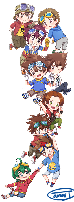 akashi_tagiru appmon daimon_masaru_(digimon_savers) digimon digimon_adventure digimon_adventure_02 digimon_adventure_tri. digimon_frontier digimon_savers digimon_tamers digimon_universe:_appli_monsters digimon_xros_wars digimon_xros_wars:_toki_wo_kakeru_shounen_hunter-tachi kanbara_takuya kudou_taiki matsuda_takato motomiya_daisuke shinkai_haru yagami_taichi