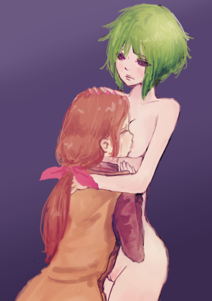 2girls asellus_(saga_frontier) cleft_of_venus gina multiple_girls nude pussy saga saga_frontier yuri