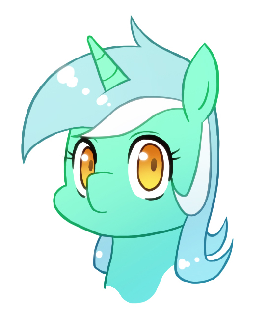 1girl aqua_hair female_focus horns lyra_heartstrings multicolored_hair my_little_pony my_little_pony:_friendship_is_magic portrait single_horn solo two-tone_hair unicorn white_hair xin_yu_hua_yin yellow_eyes