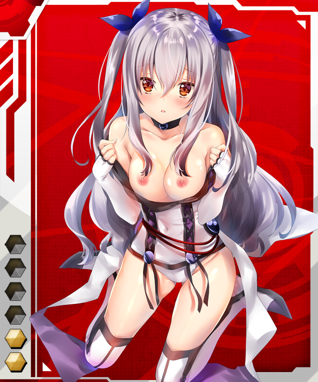 1girl breasts card_(medium) card_(r) card_(red-r) female_focus himeki_mao long_hair sakuranbo taimanin_(series) taimanin_asagi_battle_arena_all_card_gallery taimanin_asagi_kessen_arena