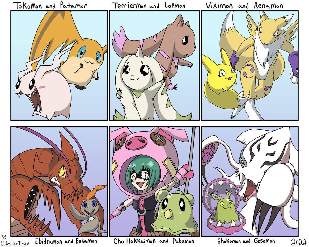animal_costume bubbmon cho-hakkaimon costume digimon digimon_(creature) ebidramon gesomon lopmon mask patamon pig_costume pokomon_(digimon) pukamon renamon shakomon swimsuit terriermon tokomon