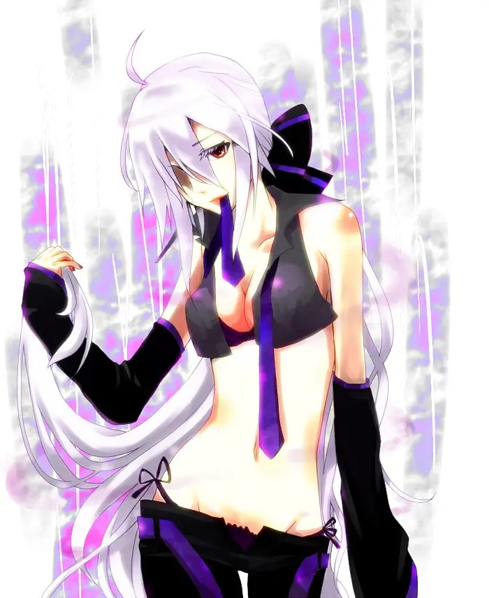 1girl artist_request groin lowleg lowleg_pants navel pants tagme vocaloid yamanon1130 yowane_haku