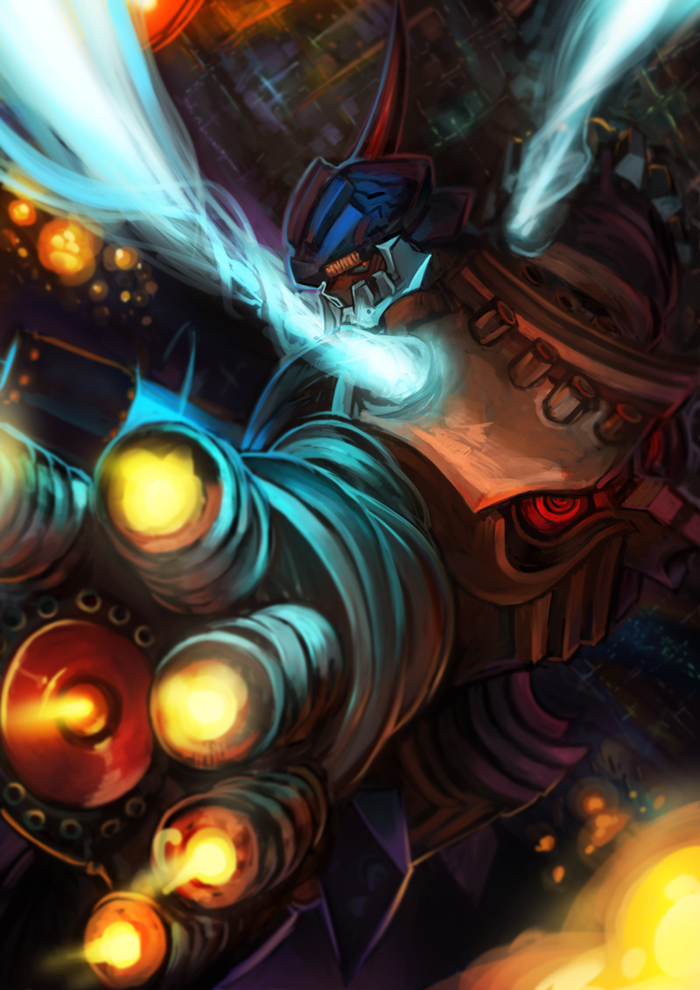 00s armor dix-neuf electricity glowing mecha no_humans red_eyes robot solo todee top_wo_nerae!_(series) top_wo_nerae_2!