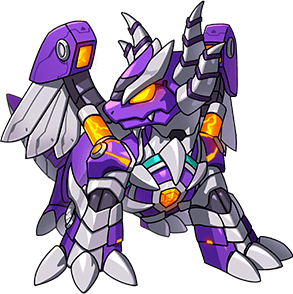 dragon dragon_village_(series) dragon_village_collection game_cg gigantis_(dragon_village) lowres no_humans non-humanoid_robot official_art orange_eyes robot robot_dragon third-party_source transparent_background
