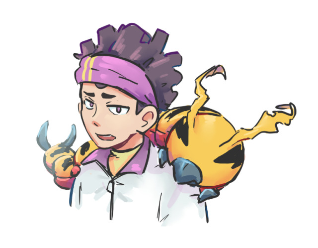 bandana beak bug digimon digimon_(creature) digimon_survive kunemon tominaga_ryo