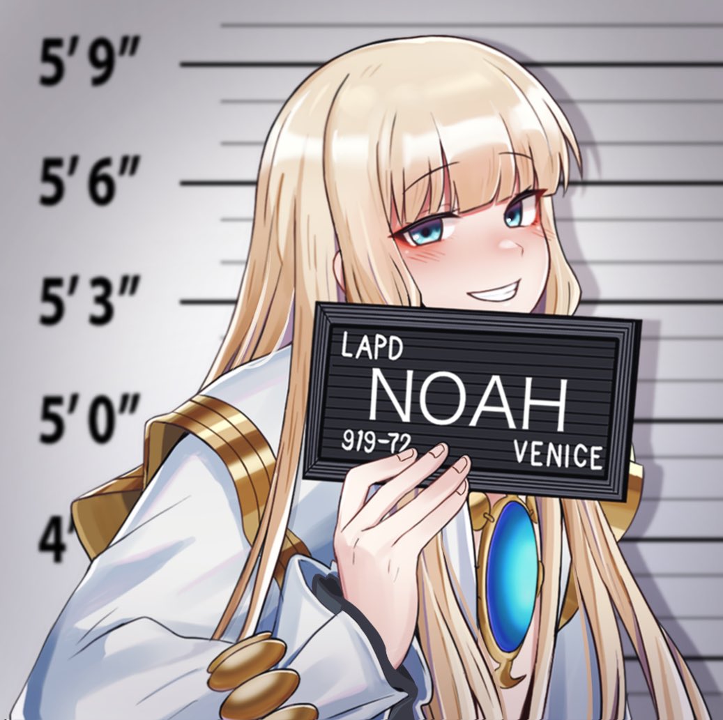 1boy artist_request blue_eyes blush fate/grand_order fate/grand_order_arcade fate_(series) hat_feather long_hair looking_at_viewer mugshot nemo_(fate) noah_(fate) robe shirt smile trap turban white_robe white_shirt