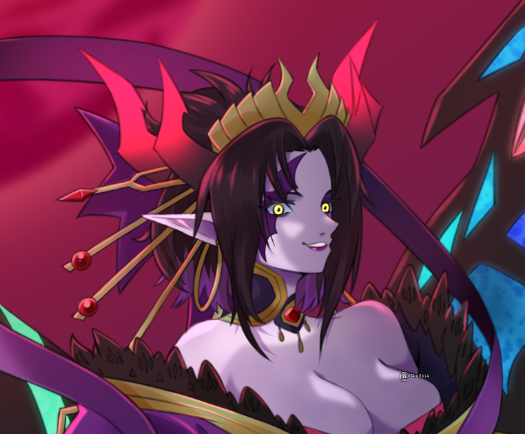 breasts demon demon_girl digimon digimon_(creature) fallen_angel lilithmon lilithmon_x-antibody lipstick makeup mark_of_evil wings
