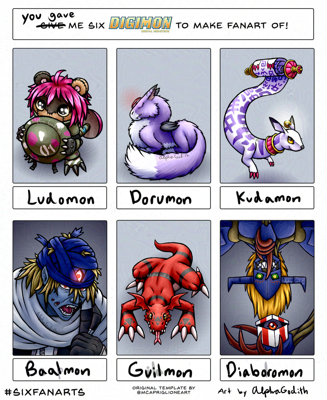 armor baalmon diablomon digicore_interface digimon digimon_(creature) dorumon guilmon horns kudamon kuramon ludomon tail third_eye