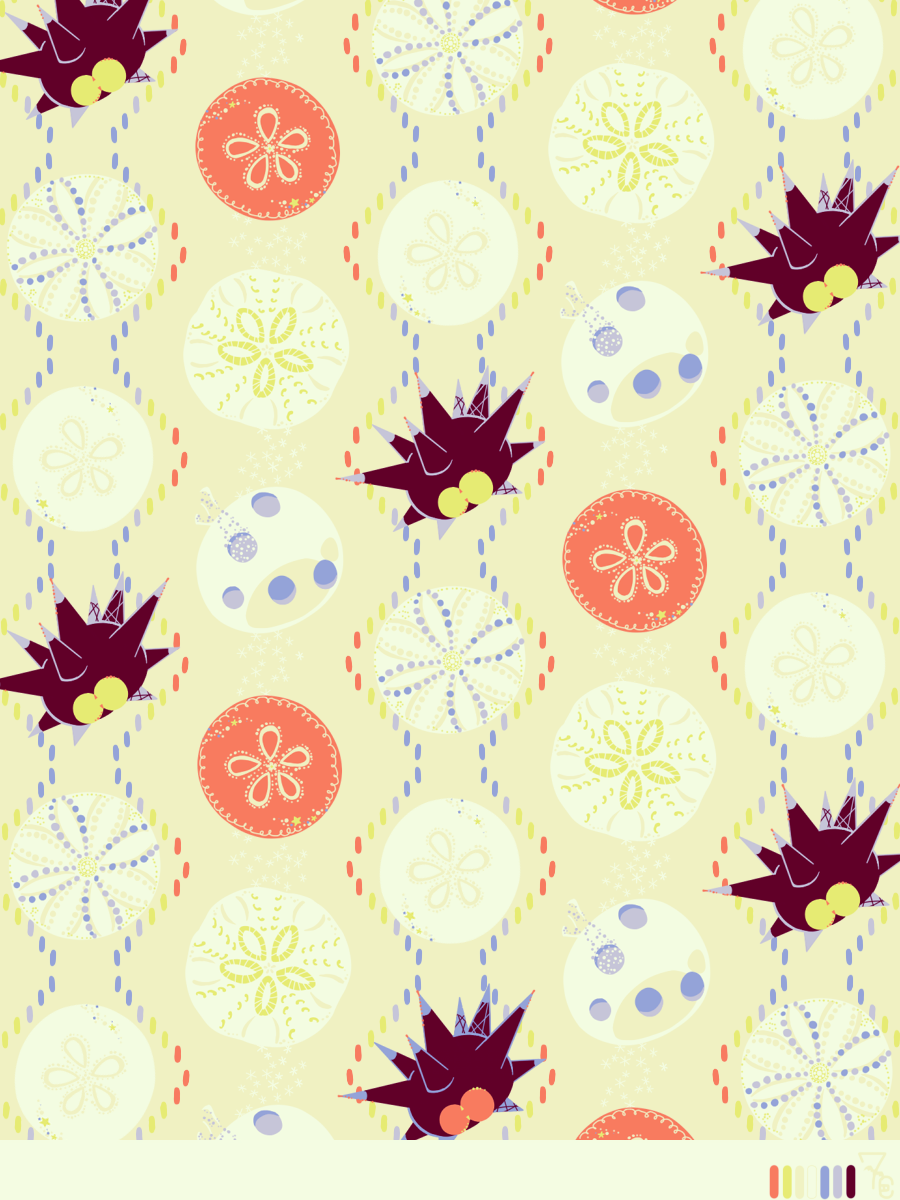 adder_stone alternate_color animal_focus color_guide commentary_request full_body gen_8_pokemon highres nintendo pincurchin pokemon pokemon_(creature) rock sand_dollar sandstar shiny_and_normal shiny_pokemon signature white_background zara-me_(yukkuri)
