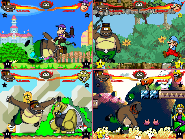 diddy_kong donkey_kong_(series) donkey_kong_country king_k._rool klump mario mario_(series) monkey nintendo super_mario_bros._1 waluigi