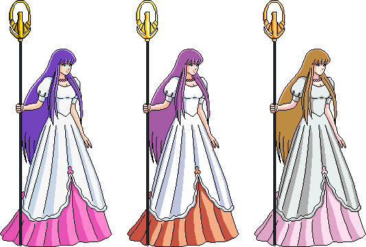 athena kido_saori pixel_art saint_seiya tagme