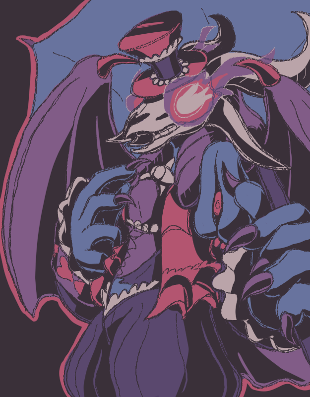 1girl claws demon demon_girl digimon digimon_(creature) female_focus mephismon mephismon_x-antibody solo