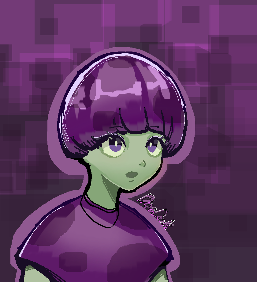 dosdok humanization mushroom no_humans plants plants_vs._zombies puff-shroom_(plants_vs._zombies) simple_background