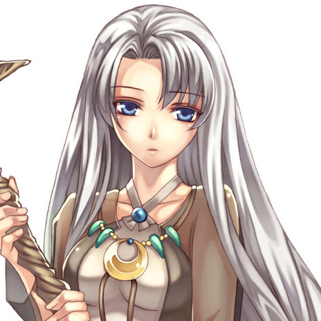 1girl blazing_souls female_focus hirano_katsuyuki little_snow lowres silver_hair simple_background solo spectral_(series) spectral_force white_background