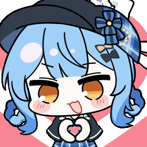 1girl :3 :d animated animated_gif artist_collaboration black_capelet black_hat blue_hair braid braided_hair_rings capelet chibi chibi_only chunye_haruya hair_rings hat heart heart_background heart_hands heart_in_heart_hands looking_at_viewer lowres mahou_shoujo_no_majo_saiban nekoyashiki_riri no_nose open_mouth short_hair simple_background smile solo tachibana_sherry transparent_background upper_body winking_(animated) yellow_eyes