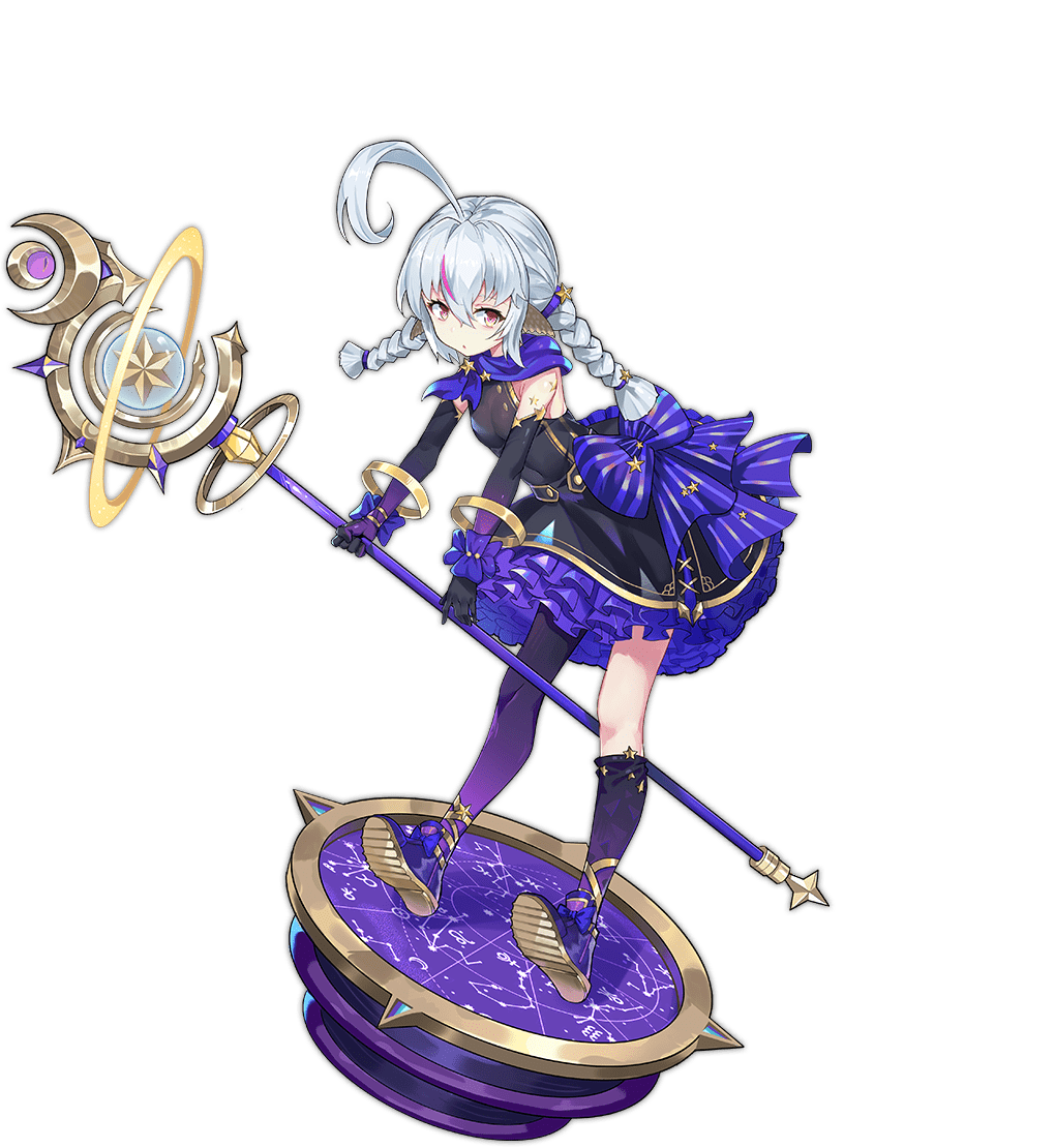 1girl ahoge animal_ears aquarius_(constellation) ark_order artist_request astraea_(ark_order) bare_shoulders bird_ears black_dress black_gloves blue_bow blue_gloves blue_shoes bow braid constellation constellation_print crescent dress dress_bow expressionless faux_figurine frilled_dress frills full_body gloves gold_trim gradient_gloves grey_hair hair_ornament hair_tie holding holding_staff huge_ahoge leo_(symbol) looking_at_viewer low_twin_braids official_art open_mouth pink_eyes pisces_(constellation) scorpius_(constellation) shoes single_sock single_thighhigh sleeveless sleeveless_dress sneakers socks solo space_print staff star_(sky) star_(symbol) star_chart star_hair_ornament starry_sky_print taurus_(symbol) thighhighs transparent_background twin_braids two-tone_cape virgo_(constellation) waist_bow wing_ears wrist_bow zodiac_wheel