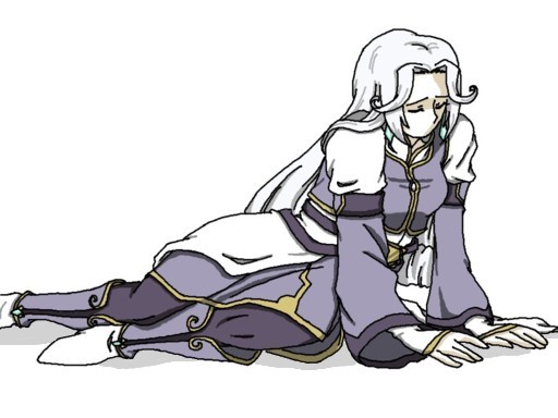 1girl belt breasts closed_eyes dress earrings jewelry long_hair meltia_(tales) pantyhose shoes tales_of_(series) tales_of_phantasia:_narikiri_dungeon tales_of_phantasia:_narikiri_dungeon_x white_hair