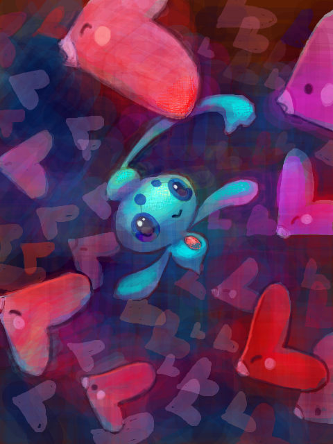 :&gt; black_eyes blue_sclera blurry color_contrast colored_sclera commentary d&amp;p depth_of_field gen_3_pokemon gen_4_pokemon looking_ahead luvdisc mythical_pokemon nintendo no_humans odd_one_out oekaki phione pokemon pokemon_(creature) pokemon_focus school_of_fish tegaki underwater