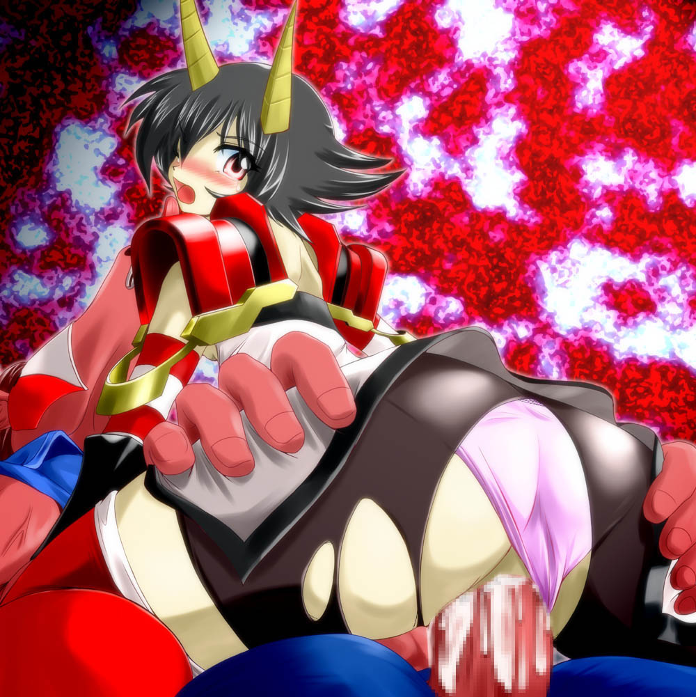 1boy 1girl dokumezu hela_gand hetero monster mugen_no_frontier_exceed negimura_kisara rape super_robot_wars super_robot_wars_og_saga_mugen_no_frontier tagme