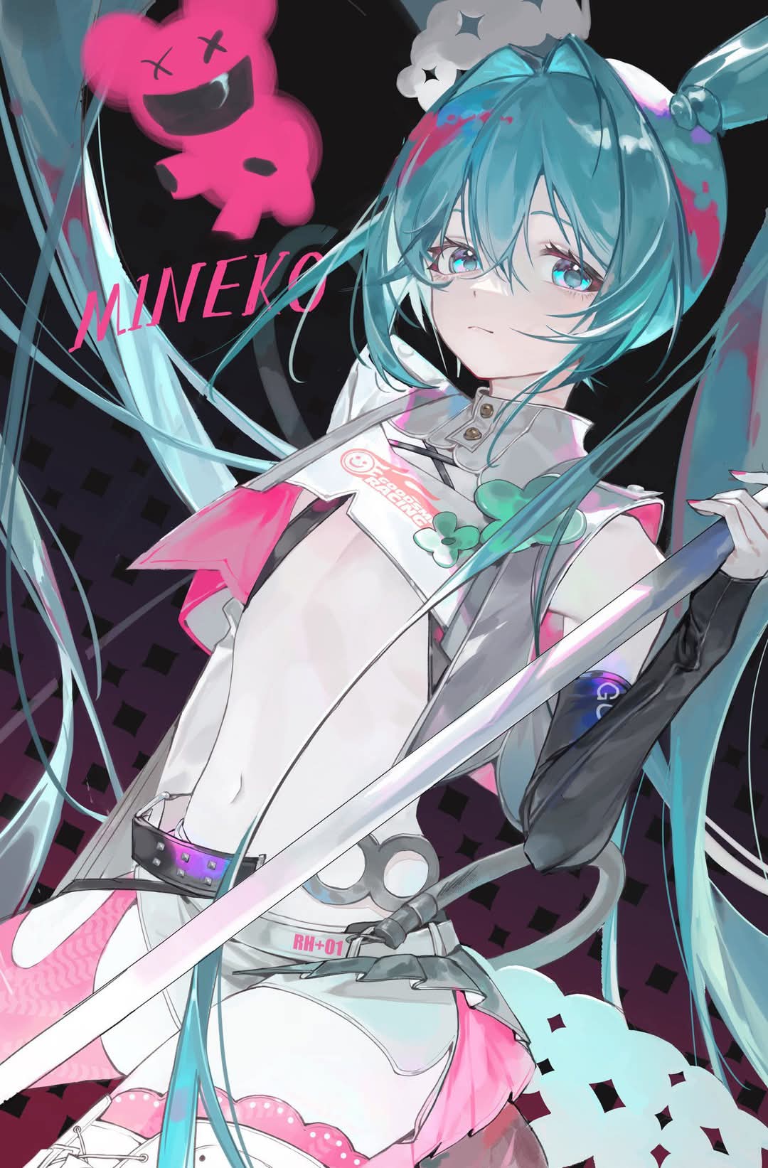 blue_eyes goodsmile_racing hatsune_miku highres long_hair non-web_source racing_miku racing_miku_(2025) tagme
