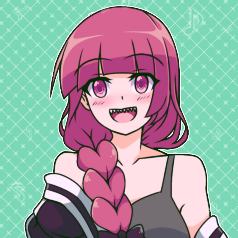 1girl blunt_bangs blush bocchi_the_rock! bow braid dress green_dress hair_bow hair_over_shoulder hiroi_kikuri jacket long_hair multicolored_jacket neferkitty open_mouth sharp_teeth simple_background single_braid smile solo teeth two-tone_jacket