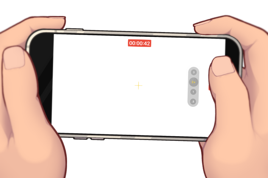 1other alpha_transparency cellphone commentary_request hand_focus miriota original phone pov pov_hands recording smartphone template timestamp transparent_background viewfinder