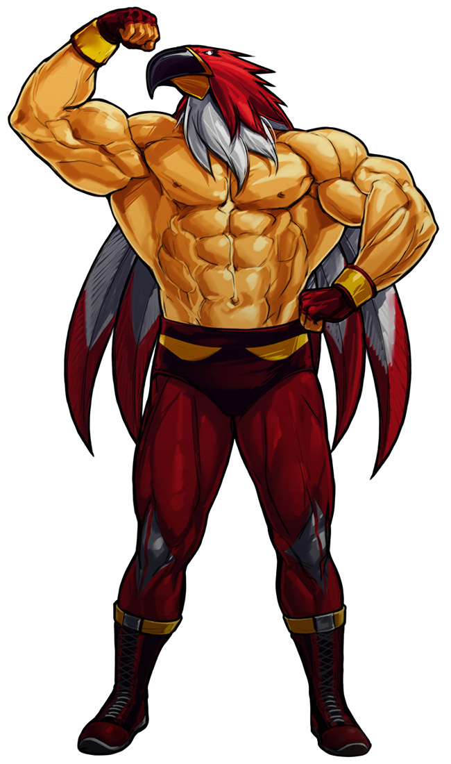 1boy abs ankle_boots arm_up bare_pectorals biceps boots fatal_fury flexing full_body garou:_mark_of_the_wolves tizoc_(snk) hiroaki_(kof) male_focus mask muscular official_art pectorals red_boots shoelaces simple_background snk solo spandex the_king_of_fighters the_king_of_fighters_2003 the_king_of_fighters_xi topless_male white_background wrestler wrestling_mask wrestling_outfit