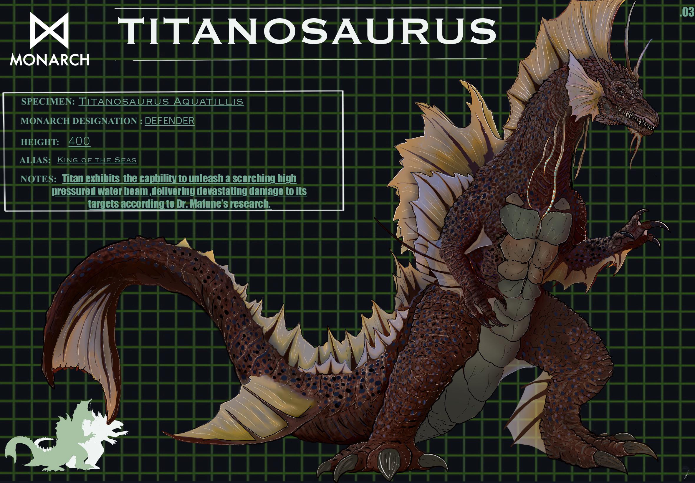 dinosaur fin fins fish_tail giant giant_monster godzilla_(series) highres kaiju legendary_pictures monsterverse sea_monster tail terror_of_mechagodzilla titanosaurus toho warner_bros