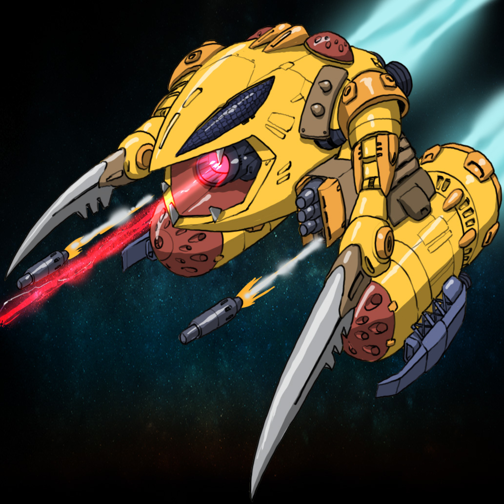 beam firing gundam hirodango mecha missile mobile_suit_gundam robot space weapon zakrello