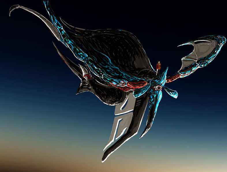atolm azel_(panzer_dragoon) dragon panzer_dragoon panzer_dragoon_saga wings