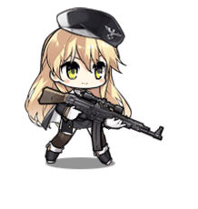 1girl animated animated_gif arms_behind_head assault_rifle blonde_hair boots female_focus full_body girls&#039;_frontline gloves green_eyes grin gun hat jojo_no_kimyou_na_bouken long_hair lowres military military_hat military_uniform mod3_(girls&#039;_frontline) necktie official_art parody rifle rudolph_von_stroheim salute saru shirt sidelocks simple_background skirt smile solo stg44 stg44_(girls&#039;_frontline) stg44_(mod3)_(girls&#039;_frontline) thighhighs weapon white_background white_gloves