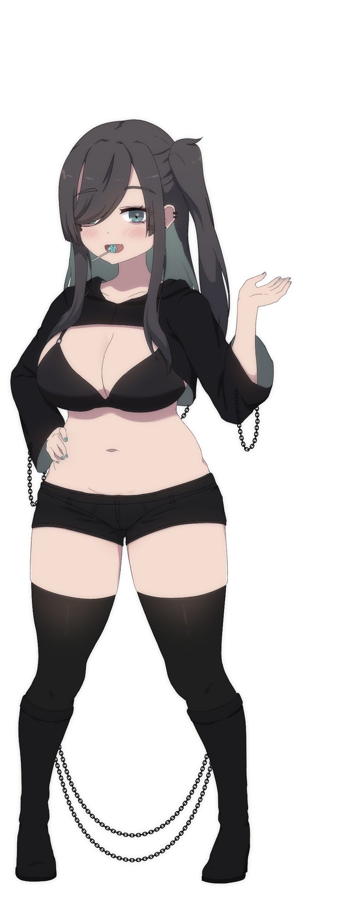 breasts deca_(kamuo) highres kamuo large_breasts tagme the_grim_reaper_who_reaped_my_heart! thick_thighs thighs