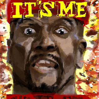 1boy artist_request beard dark_skin facial_hair lowres mustache oekaki old_spice source_request terry_crews