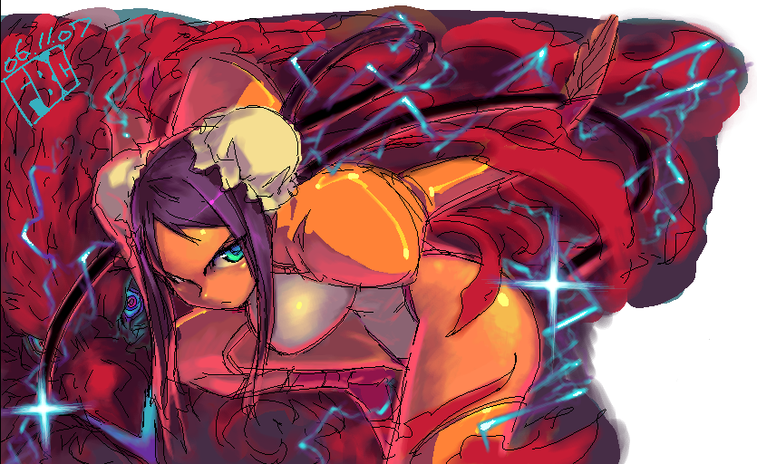 1girl 2006 arcana_heart artist_name blue_eyes breasts bun_cover commentary_request dated double_bun fbc hair_bun highleg highleg_leotard jaggy_lines juliet_sleeves large_breasts leg_up leotard long_hair long_sleeves mei-fang orange_shrug parted_bangs puffy_sleeves purple_hair shrug_(clothing) v-shaped_eyebrows white_leotard