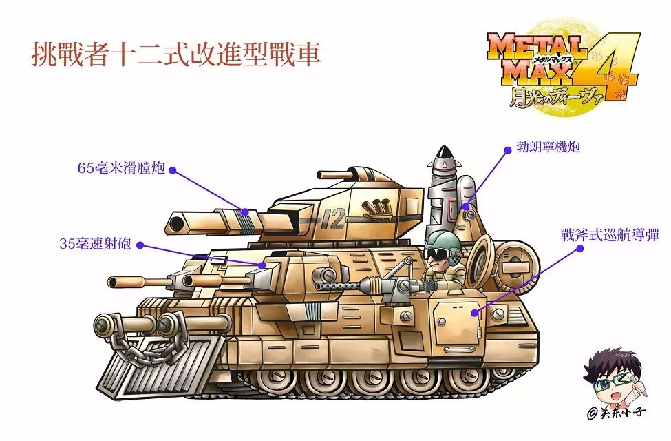 138416 1boy cannon caterpillar_tracks chain copyright_name gun helmet machine_gun male_focus metal_max military military_vehicle missile motor_vehicle signature simple_background solo tank translation_request vehicle_focus weapon white_background