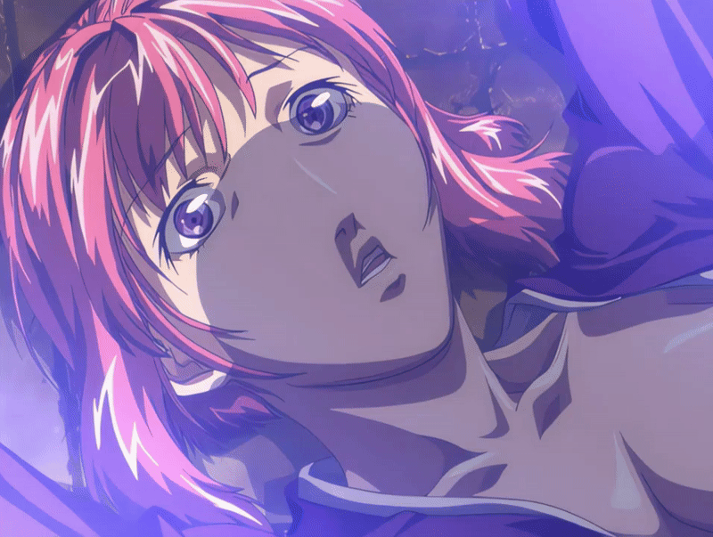 00s 1girl 2005 animated animated_gif anime_screenshot bible_black bible_black_new_testament breasts collarbone large_breasts lying mature_female mind_control monk open_clothes open_mouth purple_eyes red_hair robe shin_bible_black short_hair tagme takashiro_hiroko