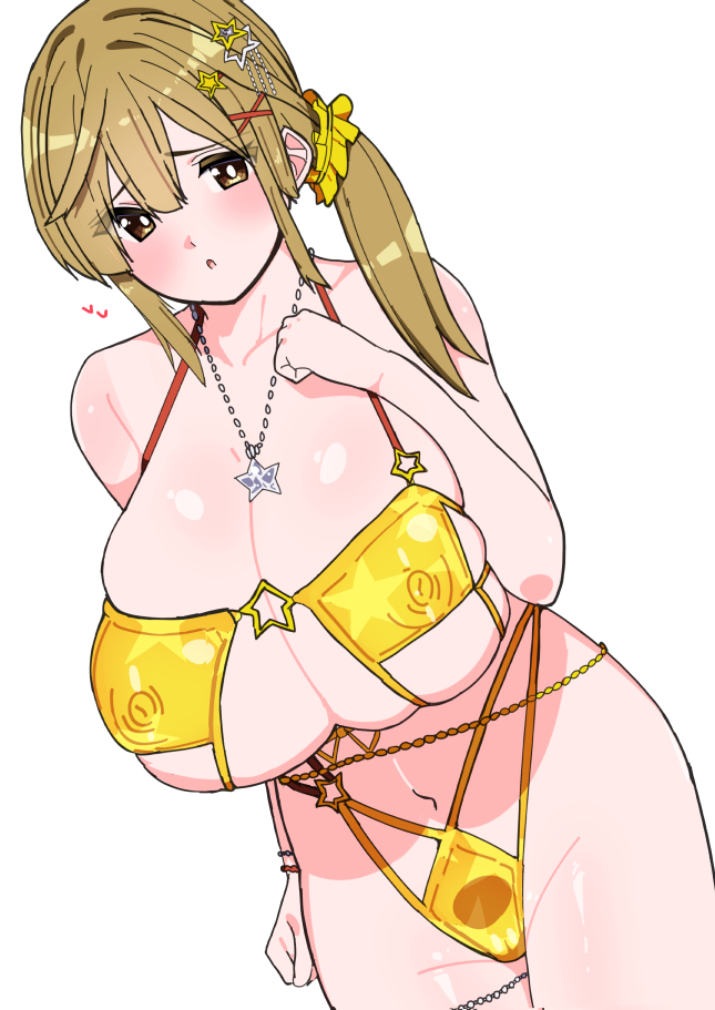 1girl bikini breasts dead_or_alive dead_or_alive_xtreme dead_or_alive_xtreme_venus_vacation huge_breasts long_hair misaki_(doa) nishisan_(mikurosu) swimsuit