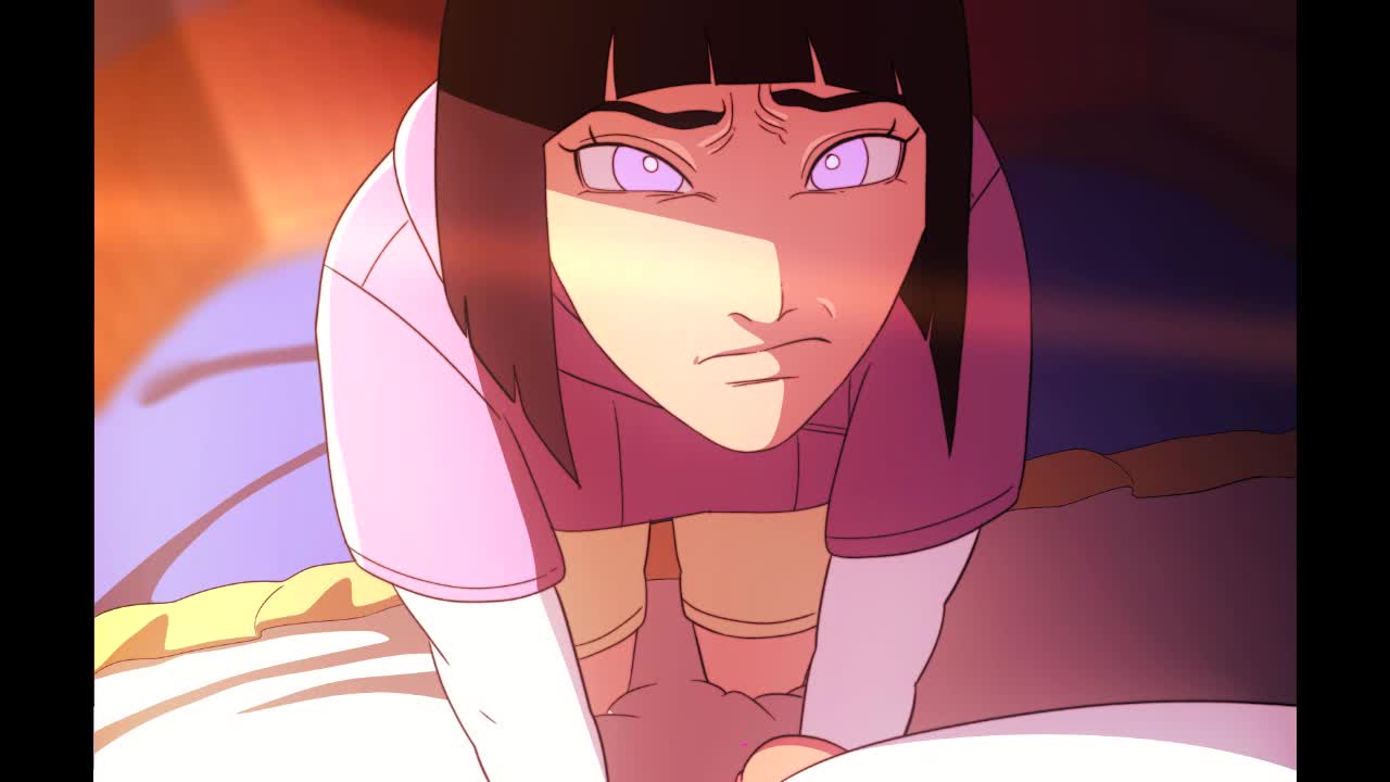 Hinata's alluring pose