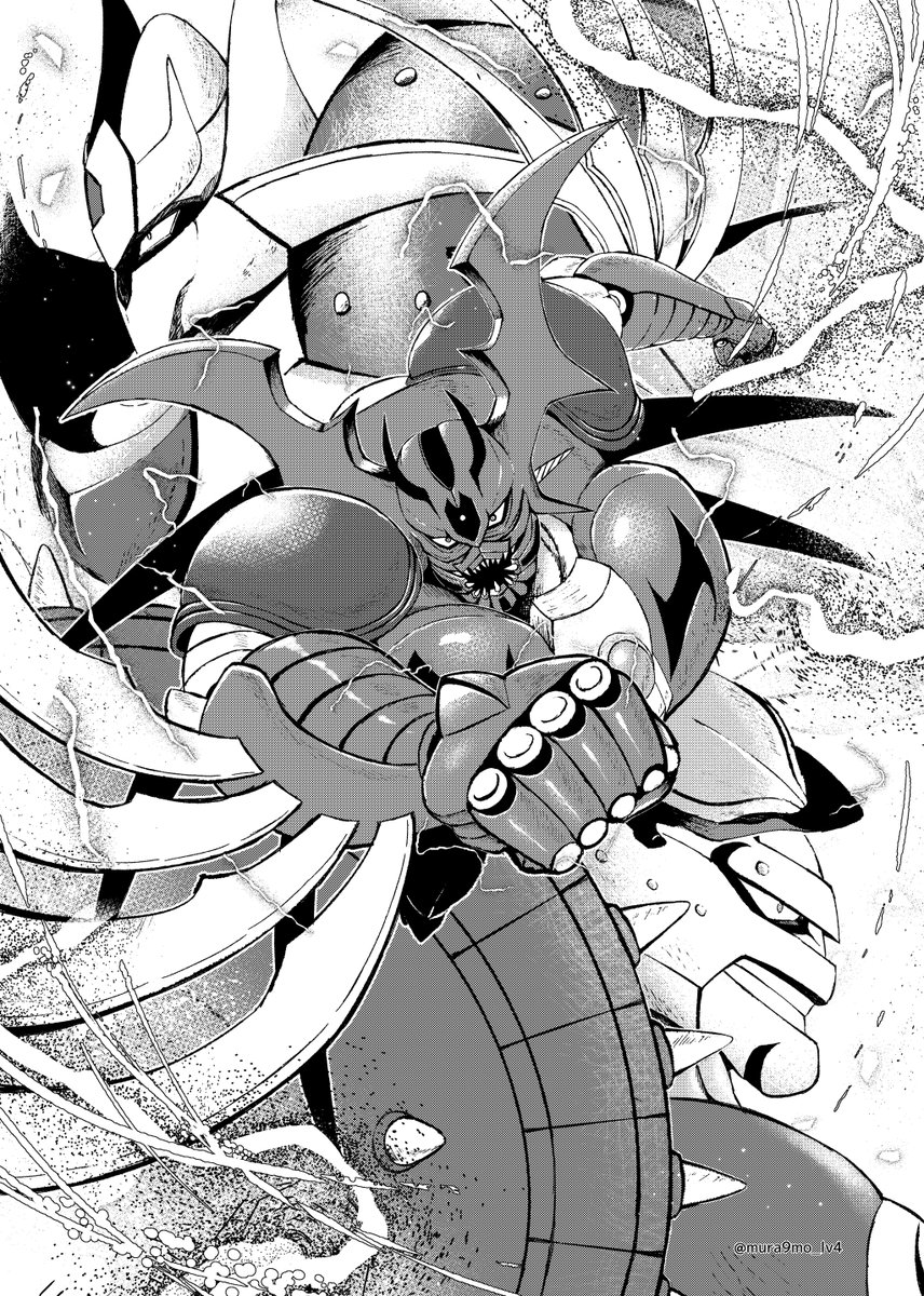 arm_blade biomechanical electricity getter_arc getter_khan getter_kirik getter_robo getter_robo_arc greyscale head_wings highres looking_at_viewer mecha mecha_focus monochrome mura9mo open_mouth profile robot sharp_teeth solo_focus super_robot teeth weapon wings