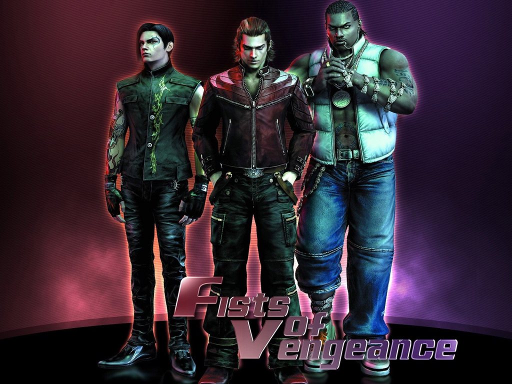 3boys aaron beat_down_fists_of_vengeance capcom jason_g male_focus multiple_boys raven_(beat_down)