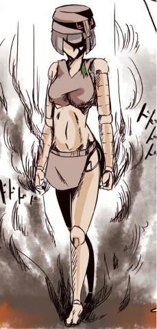 angry iron_golem_(minecraft) lowres minecraft silver_hair skirt tagme