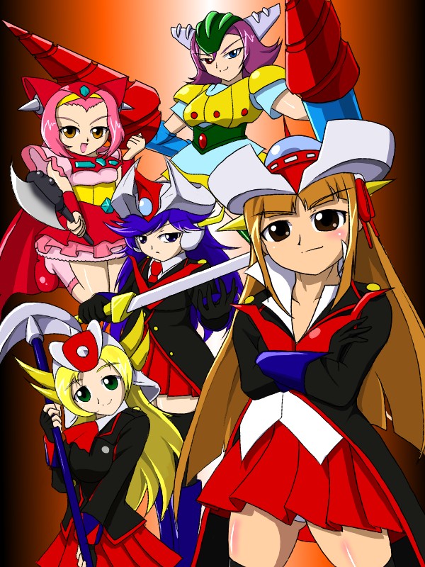 10s gecchan gre-chan grenda-san helios_(divisar) jeeg-san robot_girls_z z-chan