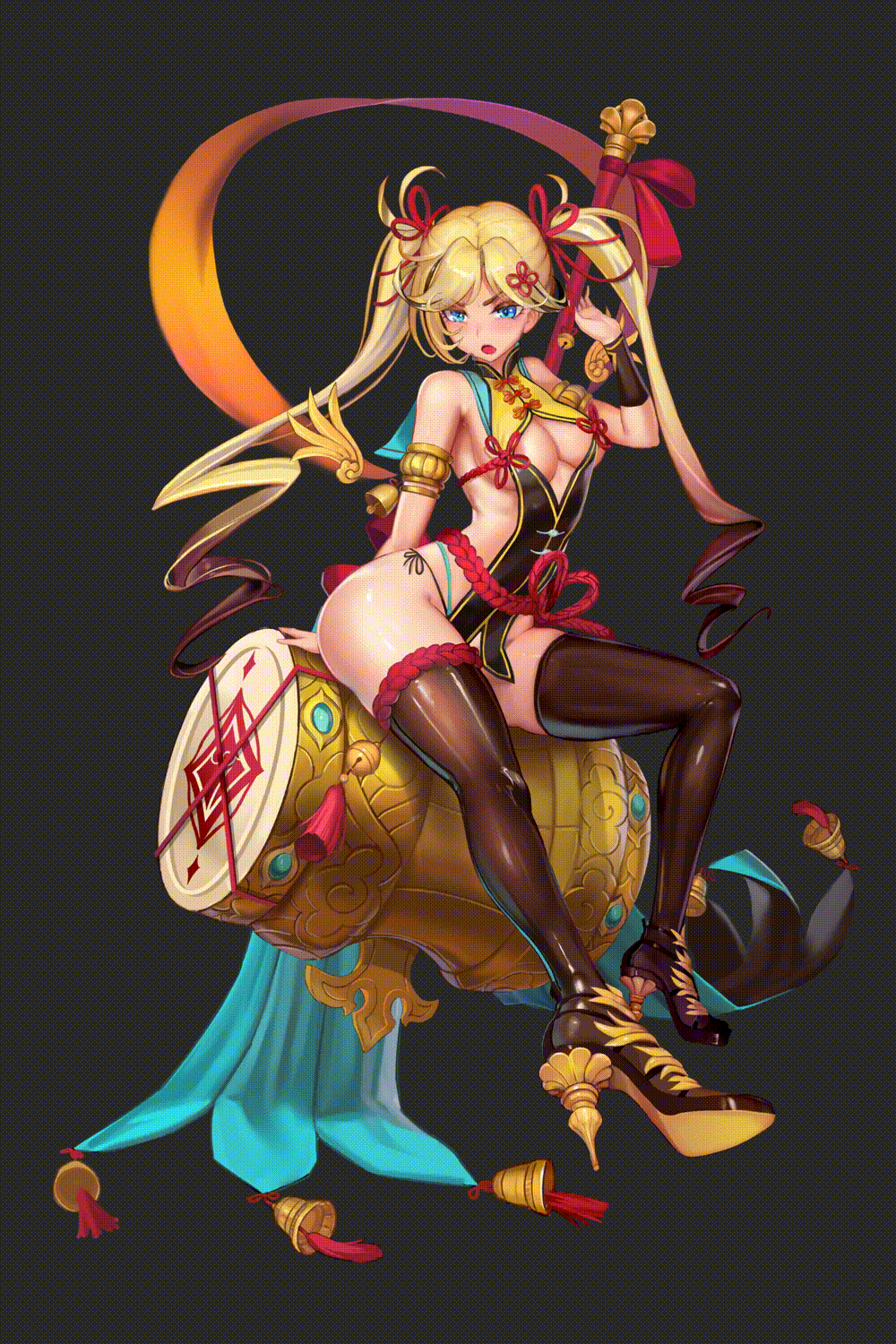 1girl animated animated_gif highres king_of_kinks nutaku tagme