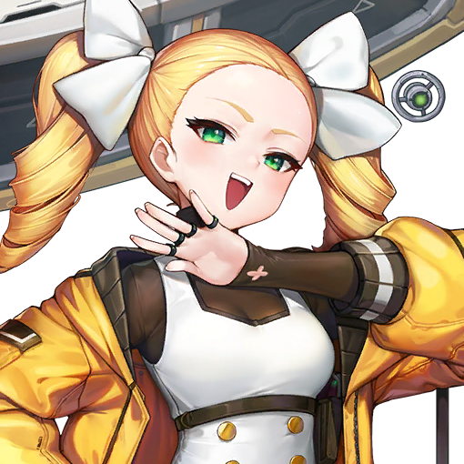 1girl blonde_hair bow breasts dress drill_hair female_focus forehead game_cg green_eyes hair_bow hair_ribbon head_tilt high_collar jacket jam_(nandade) jewelry last_origin looking_at_viewer medium_breasts mercury_(last_origin) official_art ojou-sama_pose open_mouth pinafore_dress ribbon ring sleeveless sleeveless_dress smile teeth transparent_background twin_drills twintails upper_body upper_teeth_only white_dress yellow_jacket