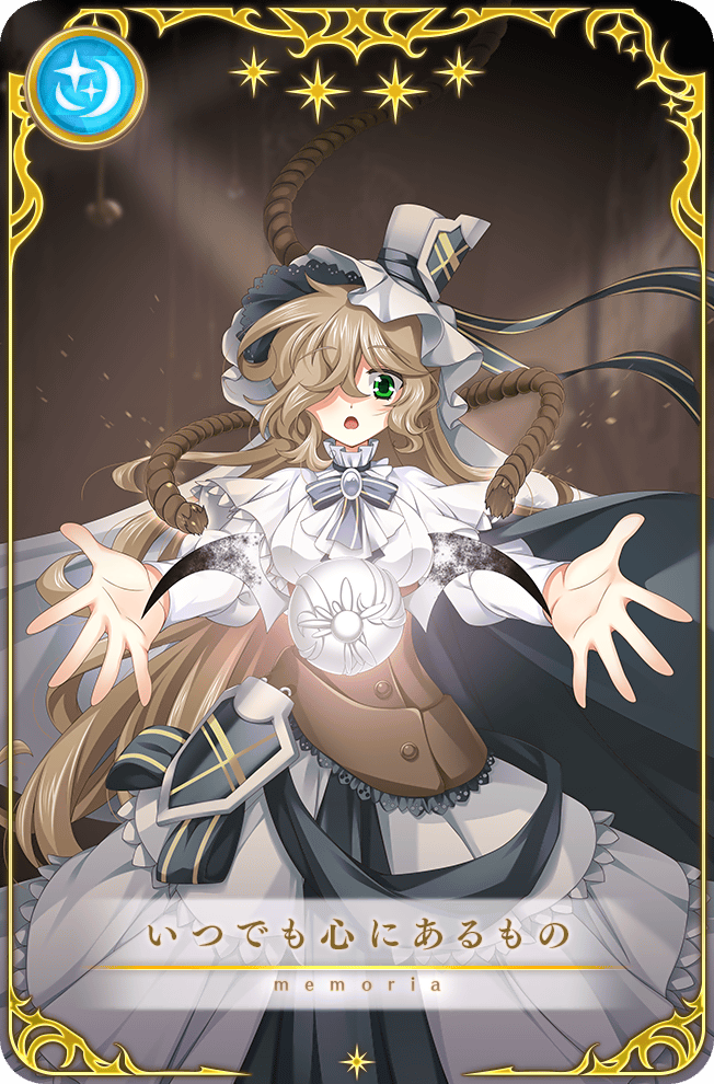 1girl armor artist_request black_bow black_bowtie black_brooch black_cape blonde_hair bow bowtie brown_corset cape capelet card_(medium) collared_capelet corset cowboy_shot dress faulds frilled_capelet frilled_headwear frills game_cg green_eyes hair_over_one_eye hat high_collar indoors lace-trimmed_corset light_particles light_rays long_dress long_hair looking_at_object magia_record:_mahou_shoujo_madoka_magica_gaiden magical_girl mahou_shoujo_madoka_magica mahou_shoujo_oriko_magica mikuni_oriko mikuni_oriko_(final_ver.) official_art orb outstretched_arms palms picture_frame rope solo star_(symbol) straight-on top_hat translated veil very_long_hair wavy_hair white_capelet white_hat white_veil wooden_wall