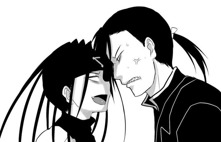 2boys envy_(fma) fullmetal_alchemist greed homunculus ling_yao multiple_boys tagme