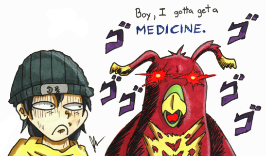 beak digimon digimon_(creature) digimon_world english_text hat looking_at_another mameo_(digimon) meme muchomon
